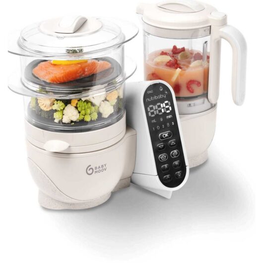 Babymoov Nutribaby+ 5 In 1 Food Maker Prep Machine - Mineral