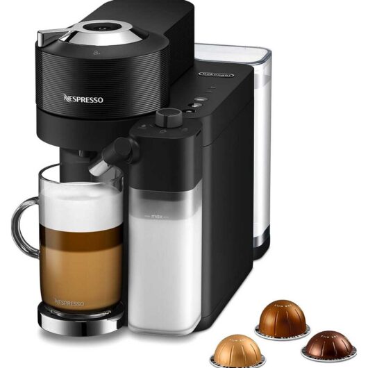 DeLonghi De'longhi Nespresso Vertuo Lattissima Black