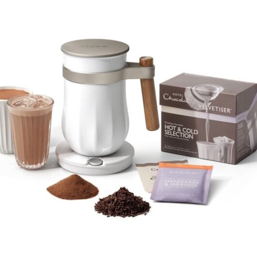 HOTEL CHOCOLAT All-New Velvetiser Drinking Chocolate Machine - Chalk