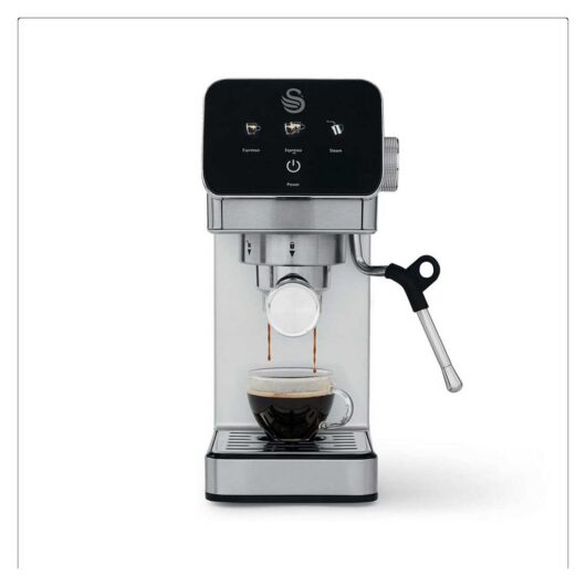 Swan Digital Espresso Coffee Machine Stainless Steel