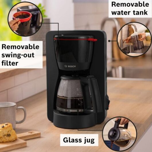 BOSCH MyMoment TKA2M113GB Filter Coffee Machine - Black