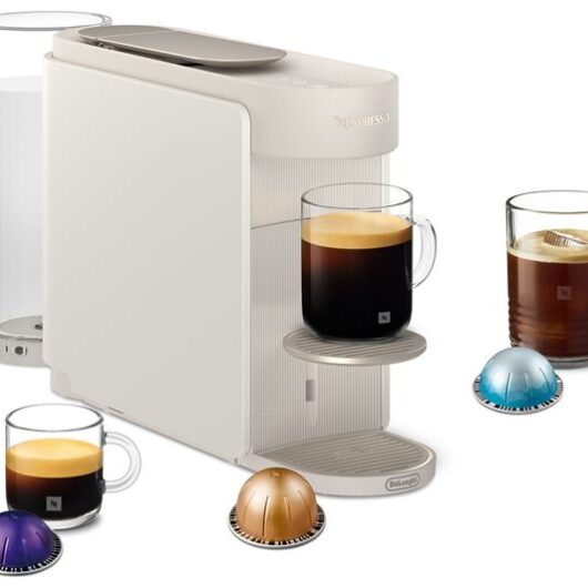 NESPRESSO by De'Longhi Vertuo Up ENV200.W Smart Coffee Machine - Pearl White