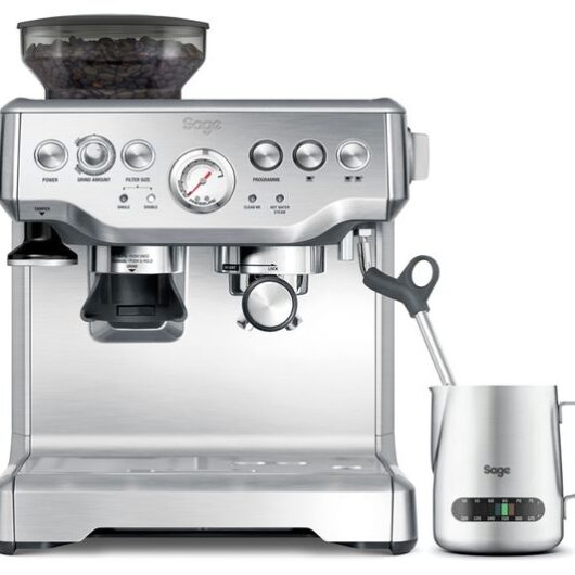 SAGE The Barista Express BES875 Bean to Cup Coffee Machine - Stainless Steel